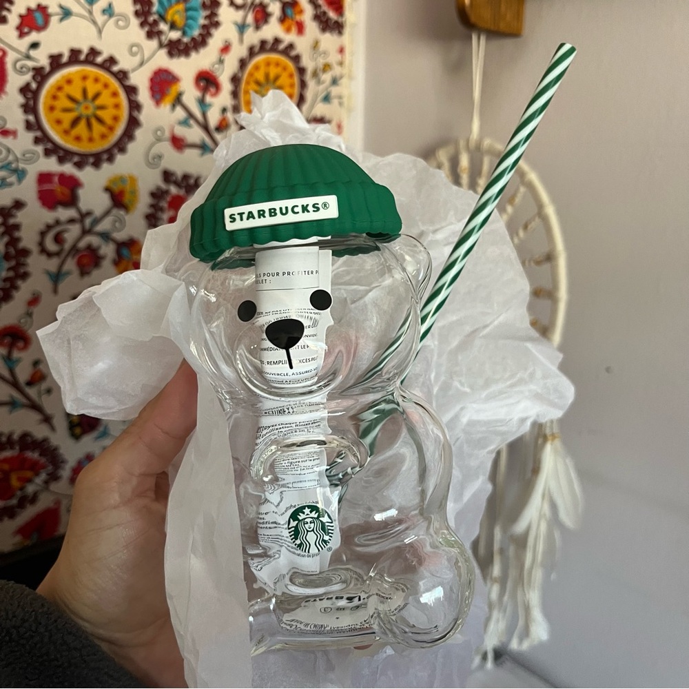 Starbucks Glass Bearista Cold Cup